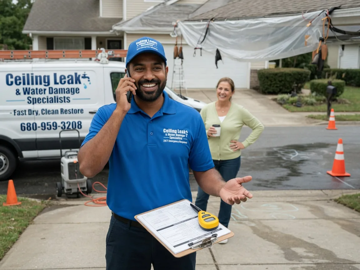 Ceiling Leak Cleanup Fairfield Bay, AR FAQs